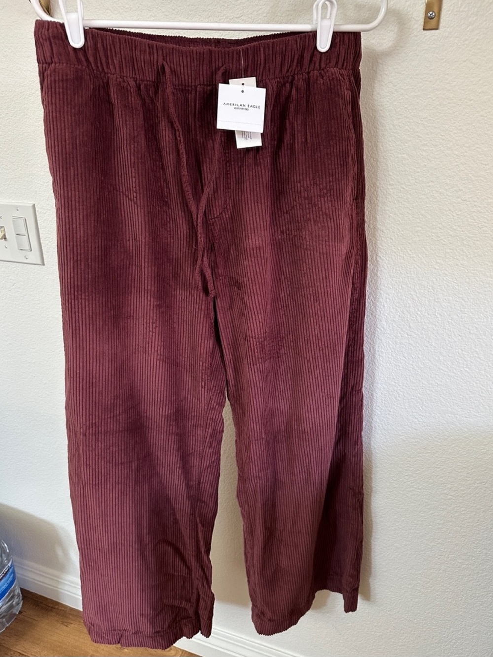 American Eagle NEW Stretch Corduroy Low-Rise Baggy Wide-Leé Pant - Picture 5 of 16